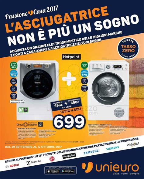 lavatrice offerta sottocosto unieuro.